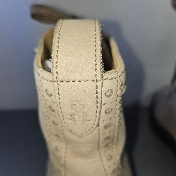 Office of Angela Scott Leather Lace-Up Brogue Ankle Boots Size 39.5 Excellent Co - Picture 6 of 15